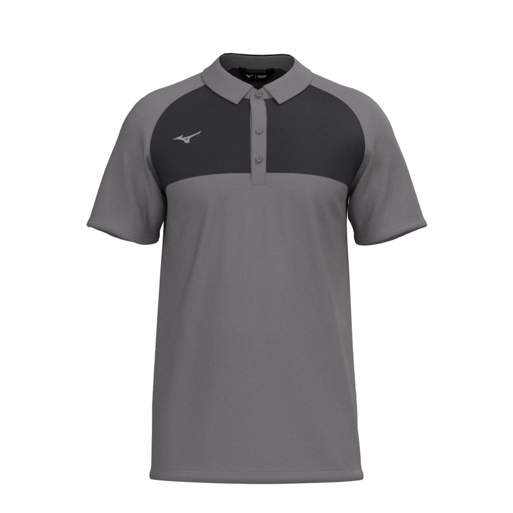 Mizuno Contrast Polo Charcoal Homme TailleXL